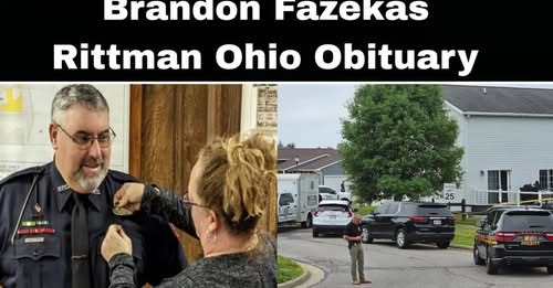 Brandon Fazekas Rittman Ohio Obituary, Death-Police officer Scott Ries, Christine McWilliams & McKinley Williams died in Chippewa Trail Shooting