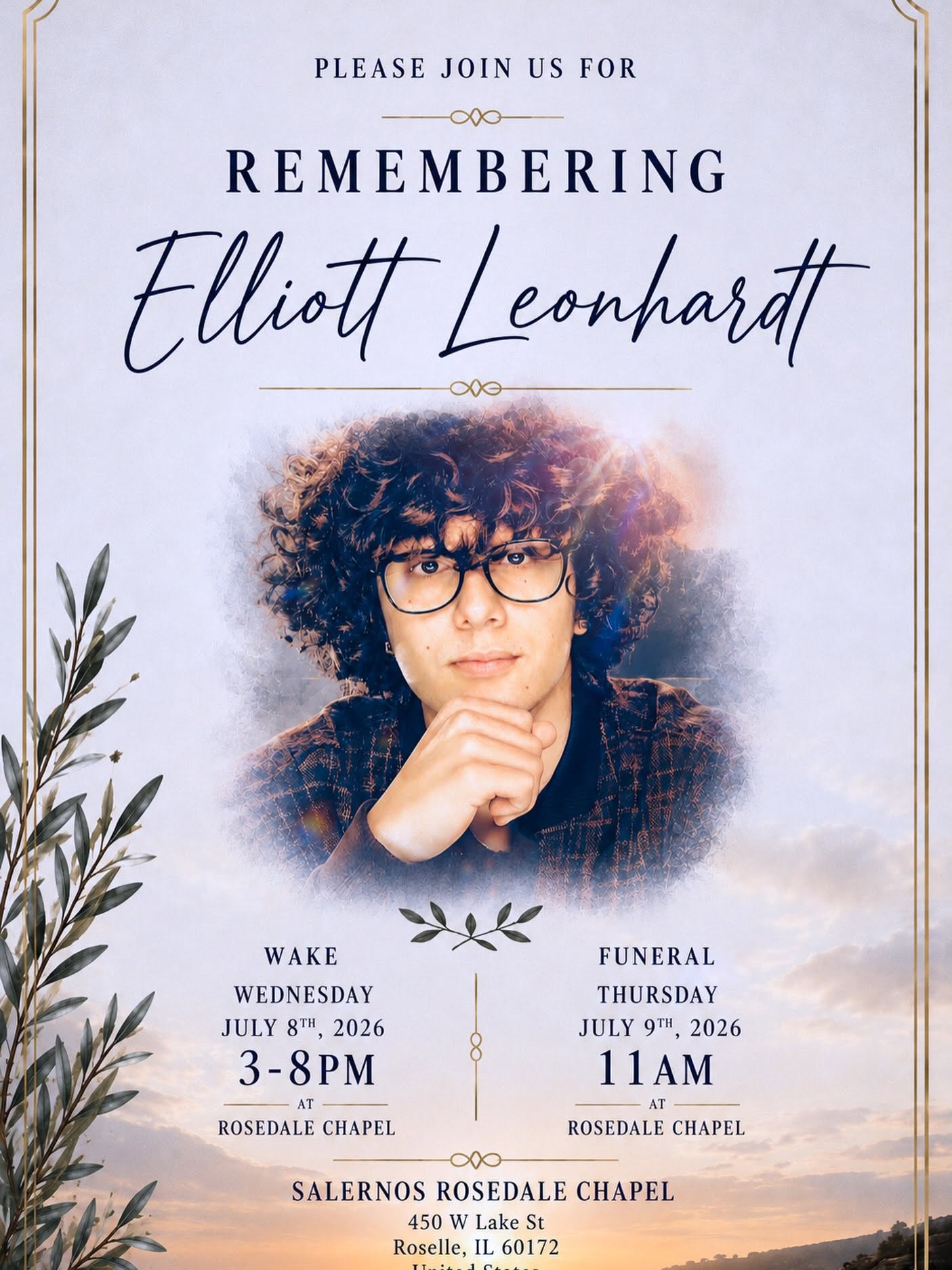 Elliott Leonhardt Obituary Schaumburg, IL Death